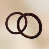 Thin round bangles (set of 2)