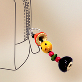 Multi-beaded key Chain (set of 3)