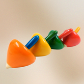 Colourful triangle spinning top(set of 3)