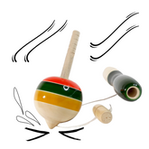 Onion stick thread spinning top