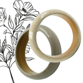 Block Bangles (medium) (set of 2)