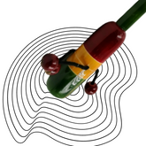 4 beaded rattle (check)