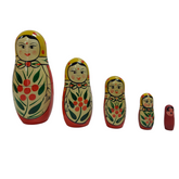 Russian Lady Nesting Doll (set of 5 pieces)