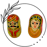 Raja Rani salt and pepper shakers