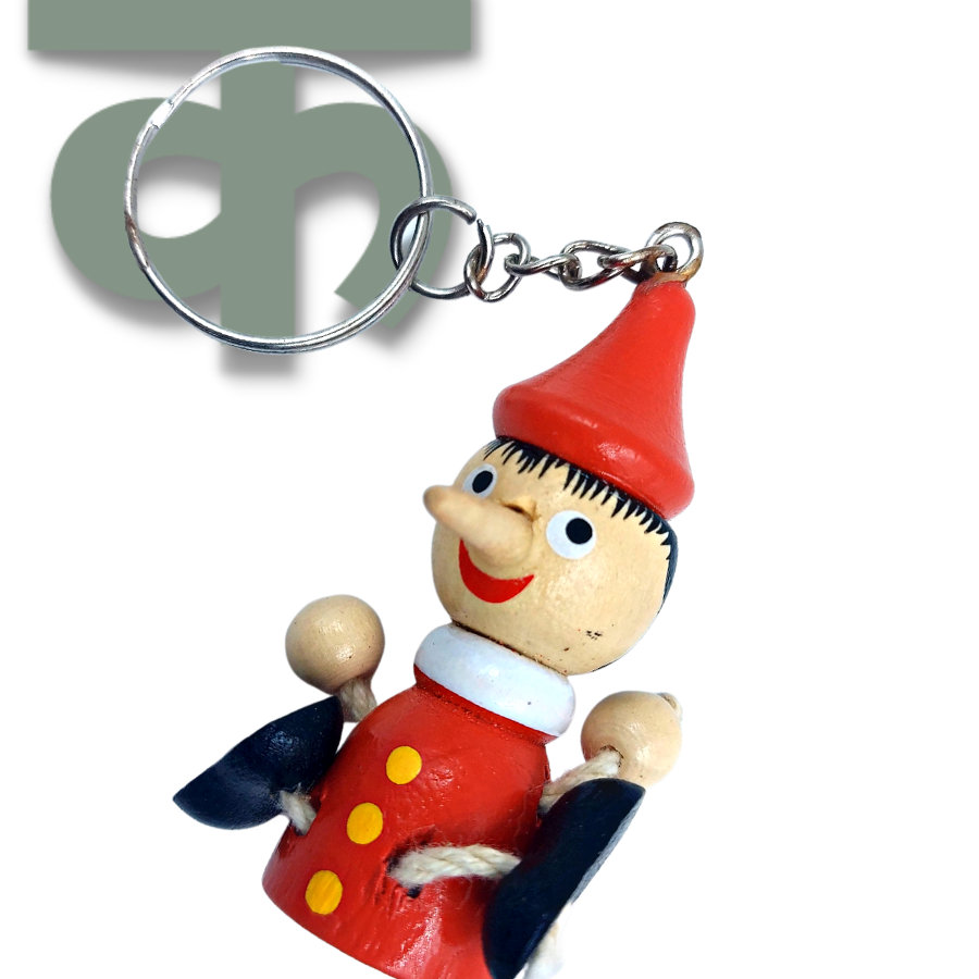 Pinocchio key chain 81542 Trudi Living