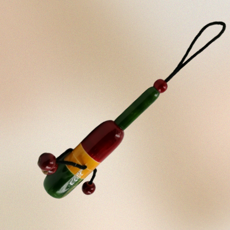 4 beaded rattle (check)