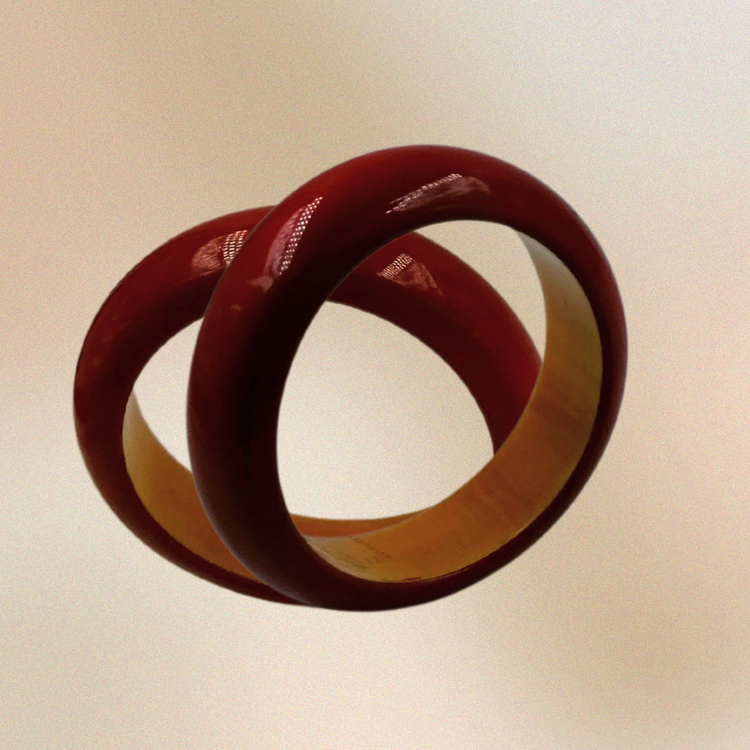 Block Bangles (medium) (set of 2)