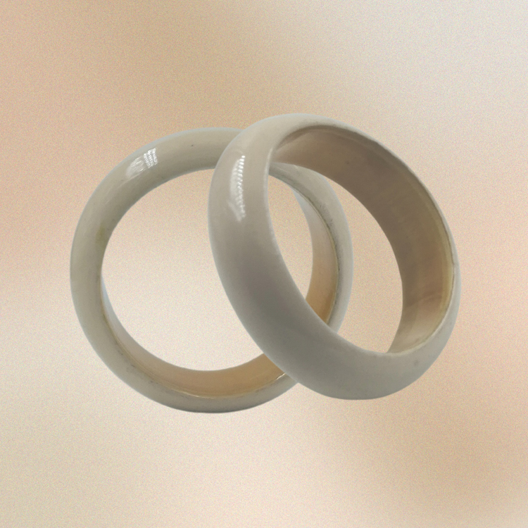 Block Bangles (medium) (set of 2)