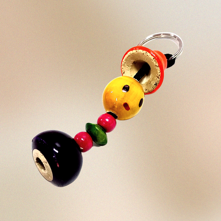 Multi-beaded key Chain (set of 3)