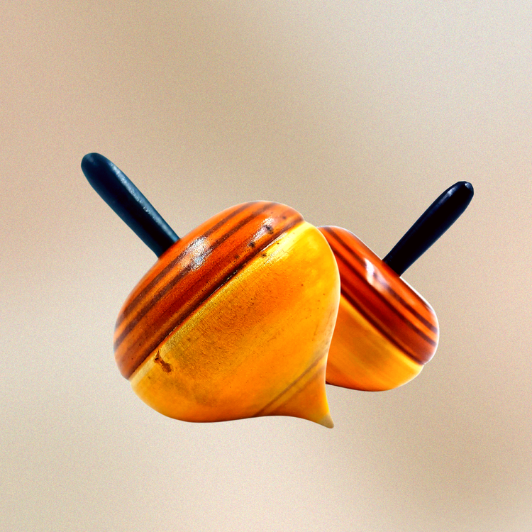 Apple Spinning top (set of 3)