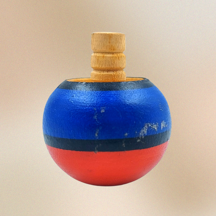 Magical hand-painted Spinning top (Set of 3)