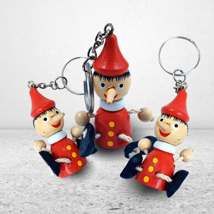 Pinocchio key chain (set of 3)